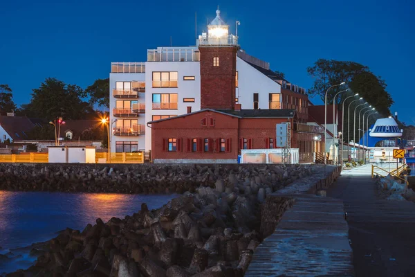 Leuchtturm Darlowek Darlowek Vorpommern Polen — Stockfoto