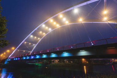 Kolobrzeg Köprüsü. Kolobrzeg, Batı Pomeranya, Polonya.