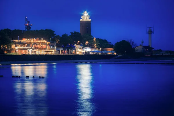 브렉에 등대입니다 Kolobrzeg West Pomerania Poland — 스톡 사진