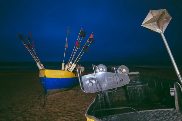 Barcos Pesca Praia Rewal — Fotografia de Stock