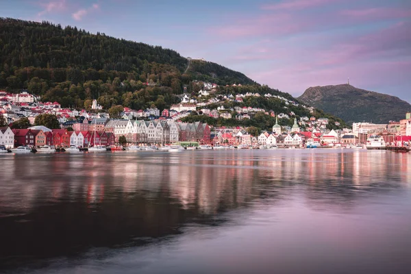 Architektur Von Bergen Bergen Westnorwegen Norwegen — Stockfoto