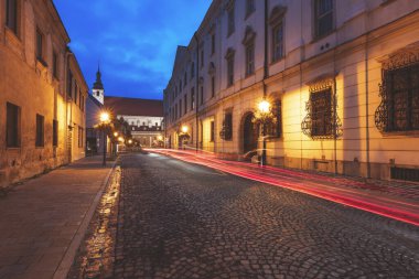 Eski Trnava kasabası. Trnava, Trnava Bölgesi, Slovakya.
