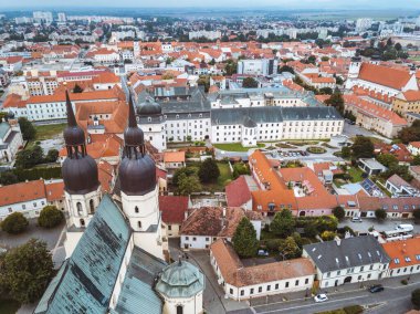 Eski Trnava kasabası. Trnava, Trnava Bölgesi, Slovakya.