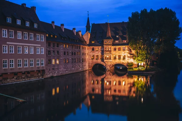 Старый Город Нюрнберг Нюрнберг Бавария Германия — стоковое фото