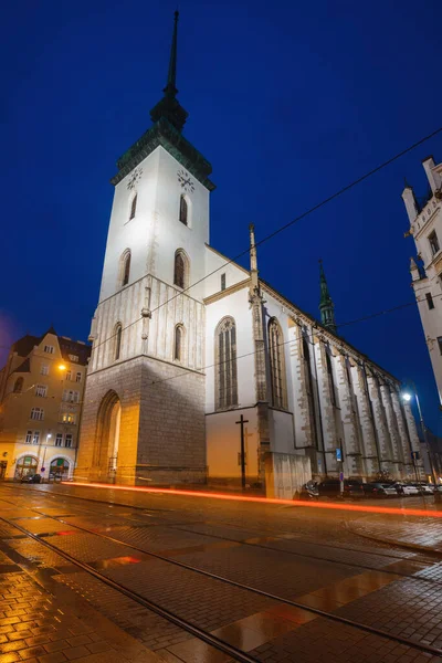 Chiesa San Jakub Brno Brno Moravia Meridionale Cechia — Foto Stock