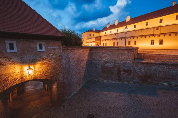 Zamek Spilberk Brnie Brno Morawy Południowe Czechy — Zdjęcie stockowe