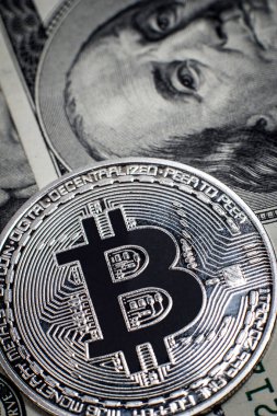 Bitcoin madeni para ve dolar faturaları