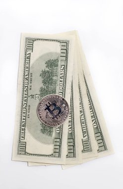 Bitcoin madeni para ve dolar faturaları