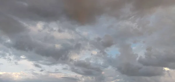 Nuvens Bonitas Pôr Sol — Fotografia de Stock