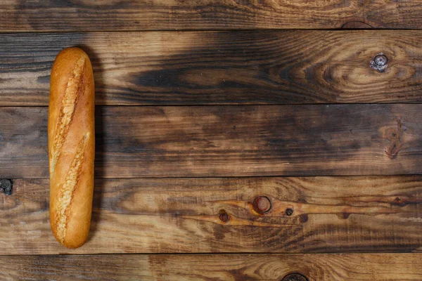 Una Pagnotta Pane Bianco Senza Glutine Sulla Superficie Legno — Foto Stock