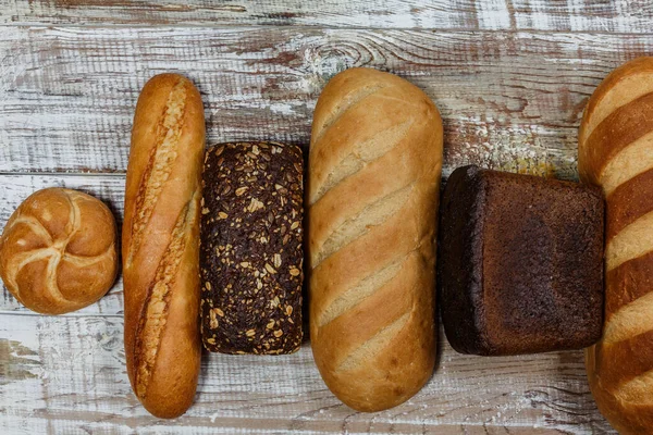 Färskt Glutenfritt Bröd Träyta Provensalsk Stil — Stockfoto