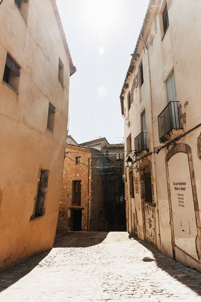 Old Architecture Houses Besalu Costa Brava Spain — Stock Photo, Image