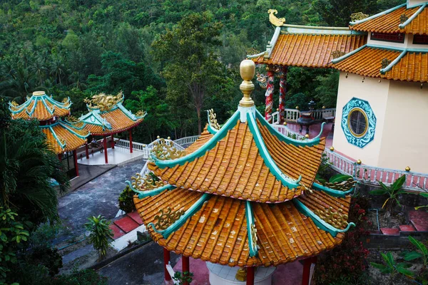 Templo Chino Isla Phangan Tailandia — Foto de Stock