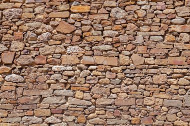 bir taş duvarın parçası, arkaplan ya da doku için.