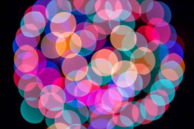 Bokeh odaklanmış ışık ve gölge ile soyut arkaplan