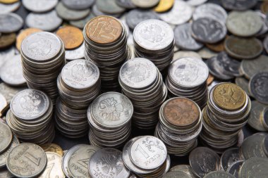 Farklı ruble para destesi