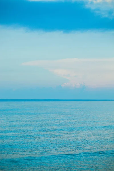 abstract Blue sky and sea water background