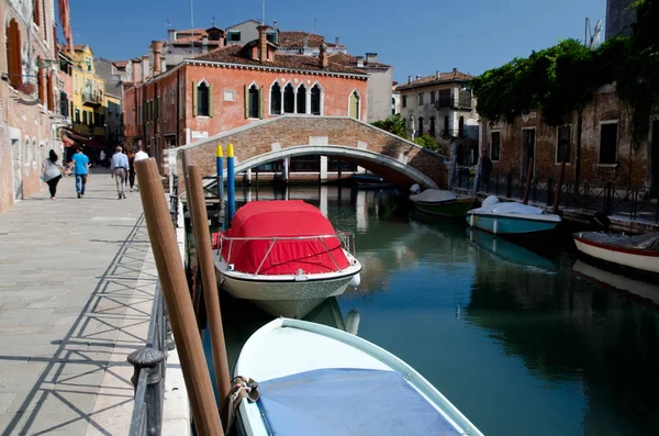 Brug Bij Fondamenta Dei Cerer Venetië — Stockfoto