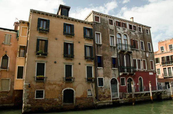 Arquitetura Cênica Longo Grande Canal Dorsoduro Veneza — Fotografia de Stock