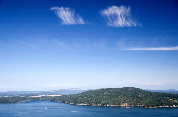 Panoramatický Pohled Glossop Zátoky Poblíž Malahat — Stock fotografie