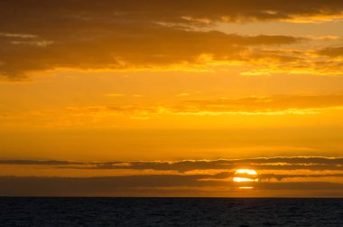 anaehoomalu defne günbatımı üzerinde büyük hawaii Adası