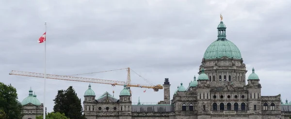 Вид на здание парламента Британской Колумбии — стоковое фото