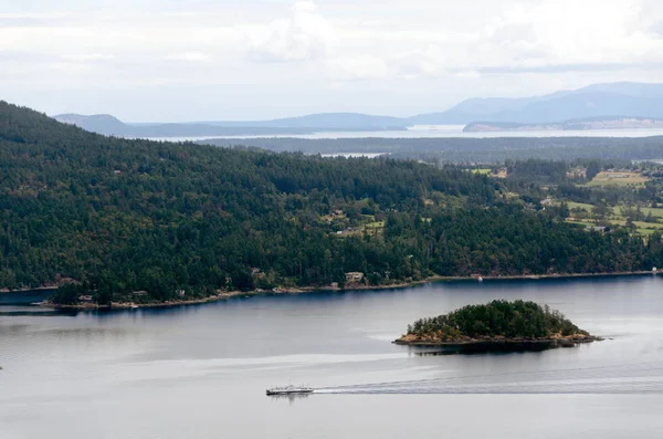 A panoramic view of Saanich Inlet — Stock Photo, Image