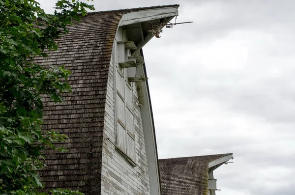 Toits Granges Jumelles Nisqually Washington — Photo