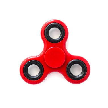 Beyaz arkaplanda izole edilmiş popüler oyuncak döndürücü