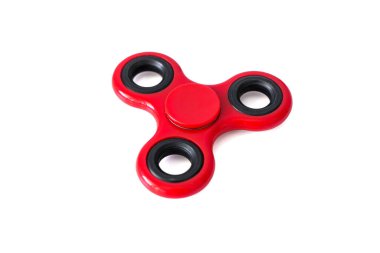 Beyaz arkaplanda popüler oyuncak çevirici izole edildi