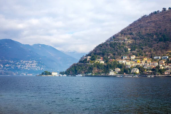 Prachtig Comomeer Landschap Italië Europa — Stockfoto