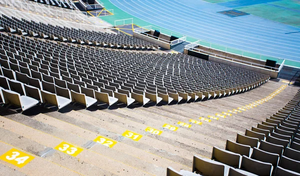 Lege Tribune Van Grote Sport Stadion — Stockfoto