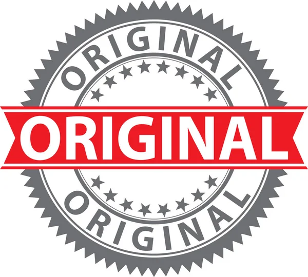 Оригинальная марка, оригинальный бейдж, векторная иллюстрация — стоковый вектор