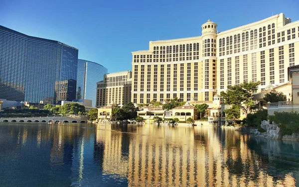 Las Vegas Usa Oktober 2018 Berømte Bellagio Resort Casino Solrig - Stock-foto