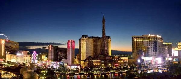 Las Vegas Usa Oktober 2018 Berömda Las Vegas Strip Boulevard — Stockfoto