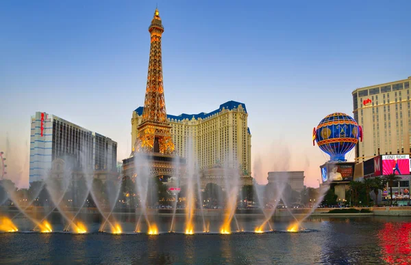 Las Vegas Usa Oktober 2018 Berömda Las Vegas Strip Boulevard — Stockfoto