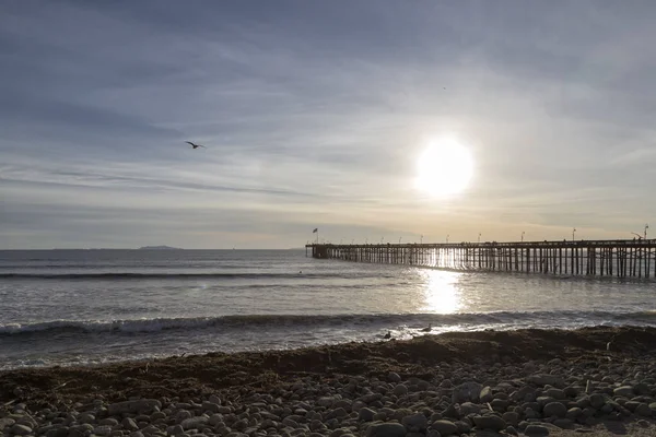 Ein Herrlicher Sonnenuntergang Ventrua Beach Kalifornien — Stockfoto