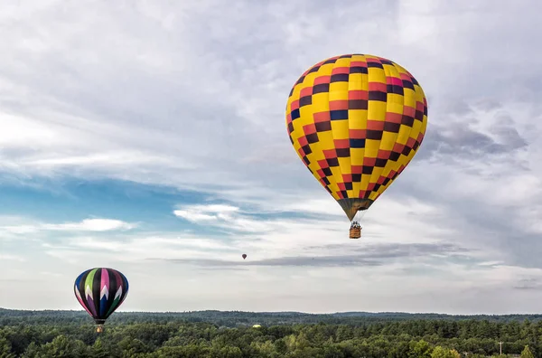 Hot Air Balloon Felett — Stock Fotó