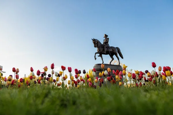 George Washington Bahar Heykeli — Stok fotoğraf