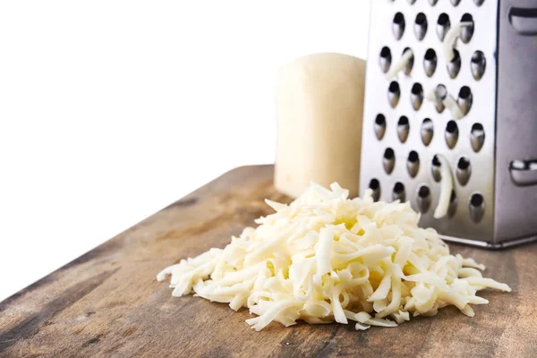 Grated mozzarella cheese — Stock Photo, Image