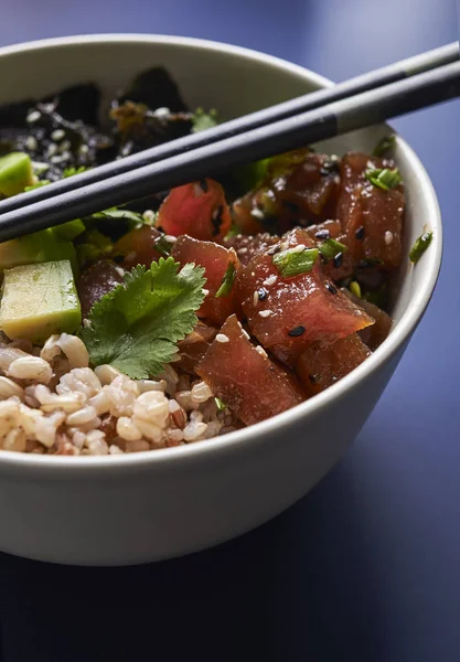 Ahi poke mísa — Stock fotografie