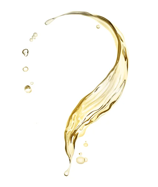 Sıvı renk platinyum, altın, sıçrama yağ çizimi, soyut girdap arkaplan, izole edilmiş 3D görüntüleme