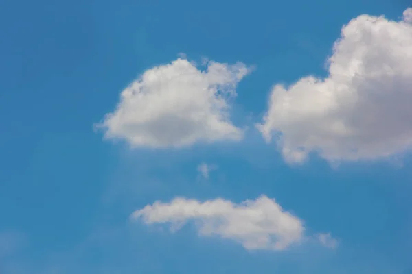 Cielo Azul Pequeño Fondo Nubes — Foto de Stock