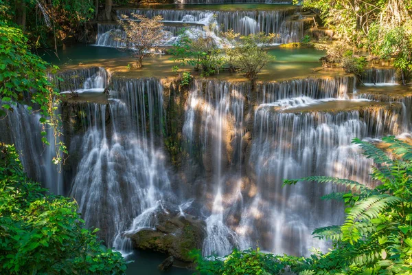 Водопад Таиланде Называется Huay Huai Mae Khamin — стоковое фото