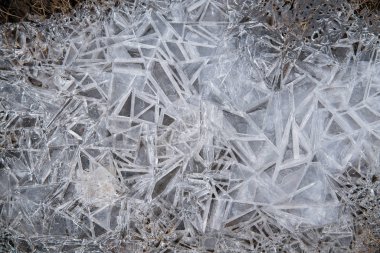 Kar ve buz pul sıfır noktası, sis ve buğu, doğada donmuş yerden dokusuna hava gün zaman, Sikkim, Kuzey Hindistan