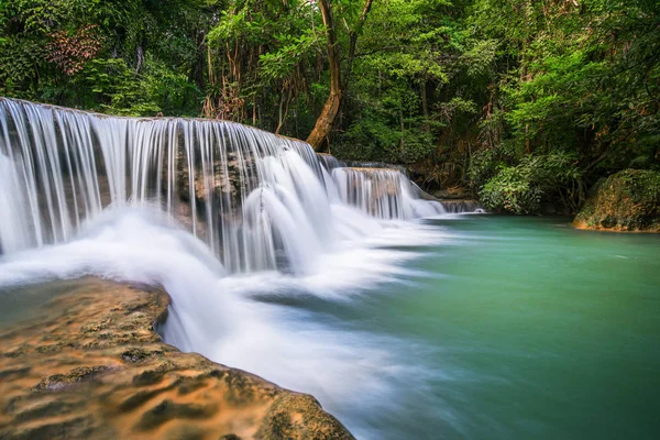 Waterfall Thailand Called Huay Huai Mae Khamin — Stock Photo, Image