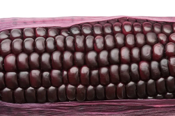 Фиолетовый Кукурузы Изолированы Белом Фоне — стоковое фото