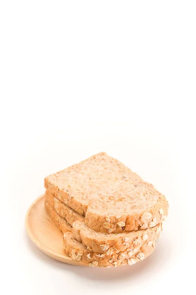 Whole wheat bread, bio ingredients, very healthy — Stock Photo, Image