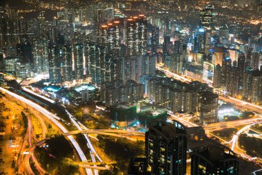 Gökyüzü 100 gözlem güverte, Hong Kong Hong Kong manzarası görünümünden