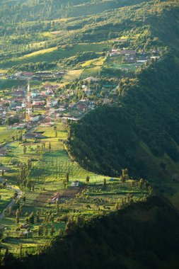Köy Bromo mountain yakınındaki cliff bulun